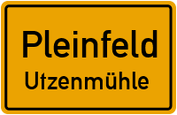 Straßenverzeichnis Pleinfeld Utzenmühle