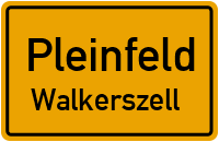 Straßenverzeichnis Pleinfeld Walkerszell