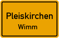 Straßen in Pleiskirchen Wimm