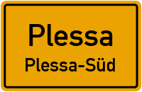Siedlerstraße in PlessaPlessa-Süd
