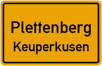 Straßenverzeichnis Plettenberg Keuperkusen
