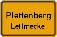 Straßenverzeichnis Plettenberg Lettmecke