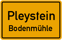 Straßen in Pleystein Bodenmühle