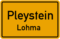 Straßen in Pleystein Lohma