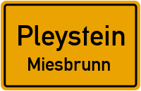 Straßen in Pleystein Miesbrunn