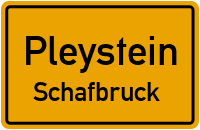 Straßen in Pleystein Schafbruck