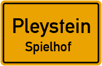 Straßenverzeichnis Pleystein Spielhof
