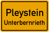 Straßen in Pleystein Unterbernrieth