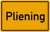 City Sign Pliening