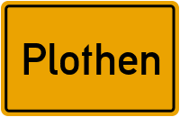 City Sign Plothen