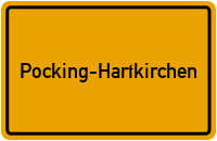 Ortsschild Pocking-Hartkirchen