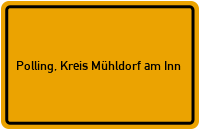 City Sign Polling, Kreis Mühldorf am Inn