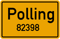 Straßen in 82398 Polling