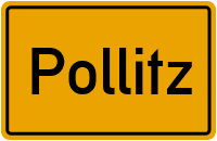 Ortsschild von Gemeinde Pollitz in Sachsen-Anhalt