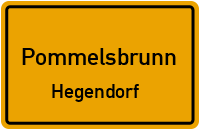 Straßenverzeichnis Pommelsbrunn Hegendorf