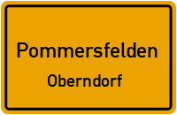 Straßenverzeichnis Pommersfelden Oberndorf