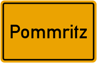 Ortsschild Pommritz
