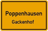 Huhnmühle in PoppenhausenGackenhof