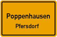 Gemeindestraße in 97490 Poppenhausen (Pfersdorf)