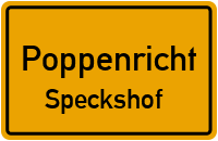 Straßenverzeichnis Poppenricht Speckshof