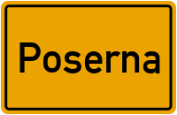 City Sign Poserna