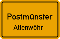 Straßenverzeichnis Postmünster Altenwöhr