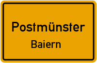 Straßenverzeichnis Postmünster Baiern
