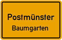 Straßenverzeichnis Postmünster Baumgarten