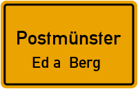Ed a. Berg in PostmünsterEd a. Berg