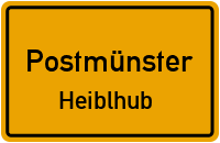 Straßenverzeichnis Postmünster Heiblhub