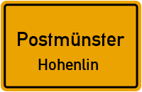 Straßenverzeichnis Postmünster Hohenlin