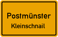 Straßenverzeichnis Postmünster Kleinschnail