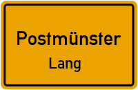 Straßenverzeichnis Postmünster Lang