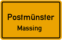 Straßenverzeichnis Postmünster Massing