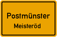 Straßenverzeichnis Postmünster Meisteröd