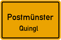 Straßenverzeichnis Postmünster Quingl