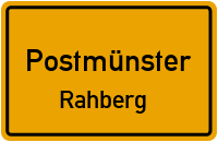 Straßenverzeichnis Postmünster Rahberg