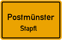 Straßenverzeichnis Postmünster Stapfl