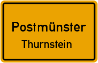 Poststraße in PostmünsterThurnstein