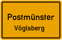 Straßenverzeichnis Postmünster Vöglsberg