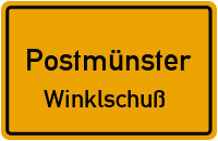 Straßenverzeichnis Postmünster Winklschuß