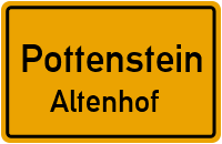 Straßenverzeichnis Pottenstein Altenhof