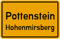 Straßenverzeichnis Pottenstein Hohenmirsberg