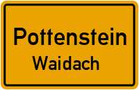 Waidacher Dorfstraße in PottensteinWaidach