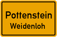 Straßenverzeichnis Pottenstein Weidenloh