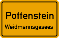 Straßenverzeichnis Pottenstein Weidmannsgesees