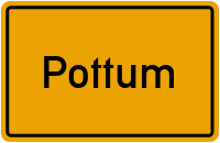 Ortsschild von Gemeinde Pottum in Rheinland-Pfalz