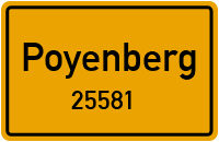 Straßen in 25581 Poyenberg