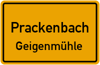 Straßenverzeichnis Prackenbach Geigenmühle