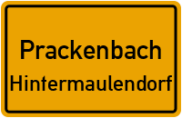 Straßenverzeichnis Prackenbach Hintermaulendorf